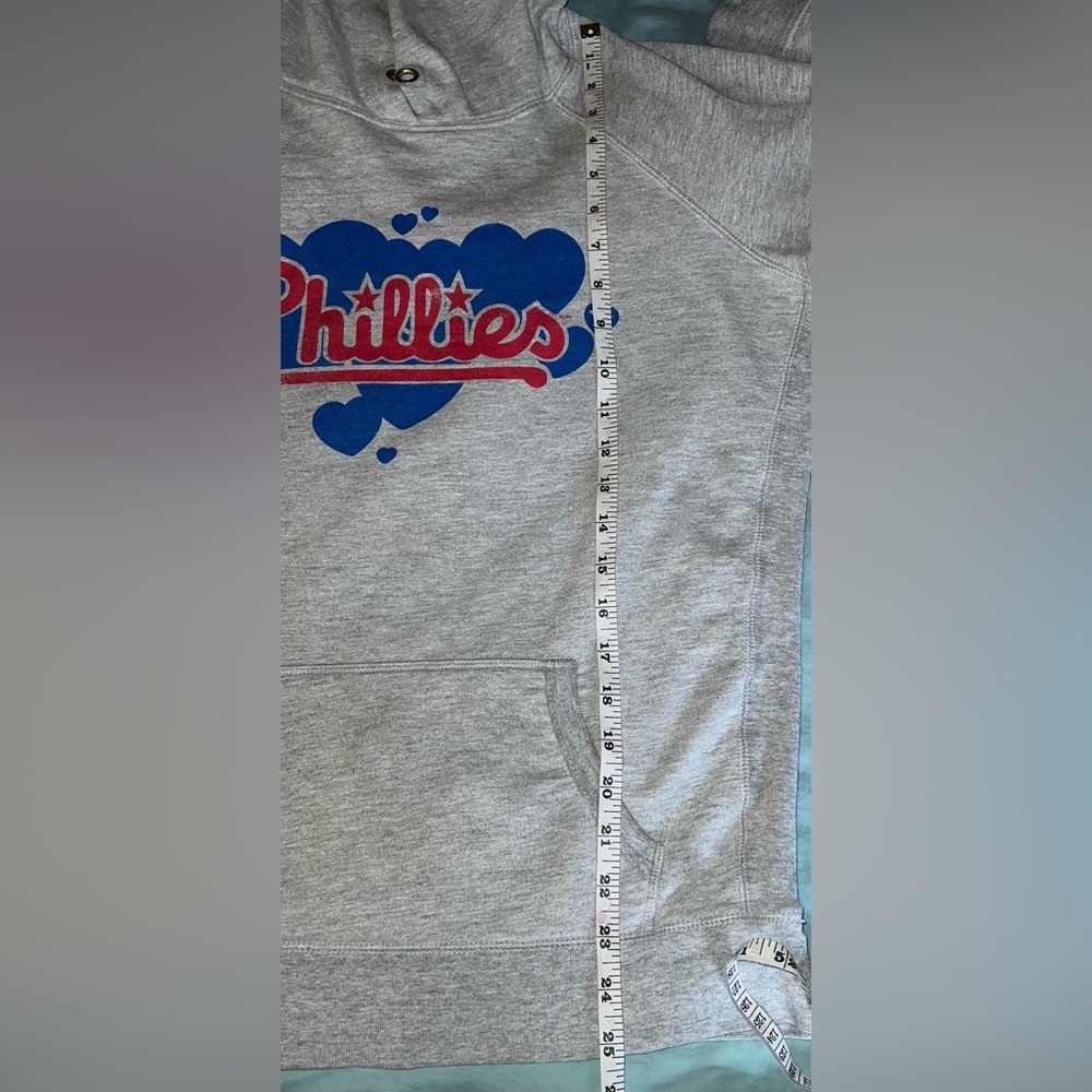 PINK Victoria's Secret MLB Philadelphia Phillies Hoodie Size Large RARE - Picture 3 of 9